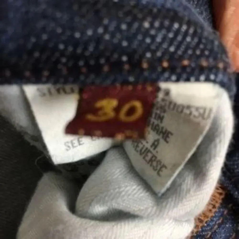 7 for all Mankind Blue Denim Embellished  boot cut Y2K jeans  30